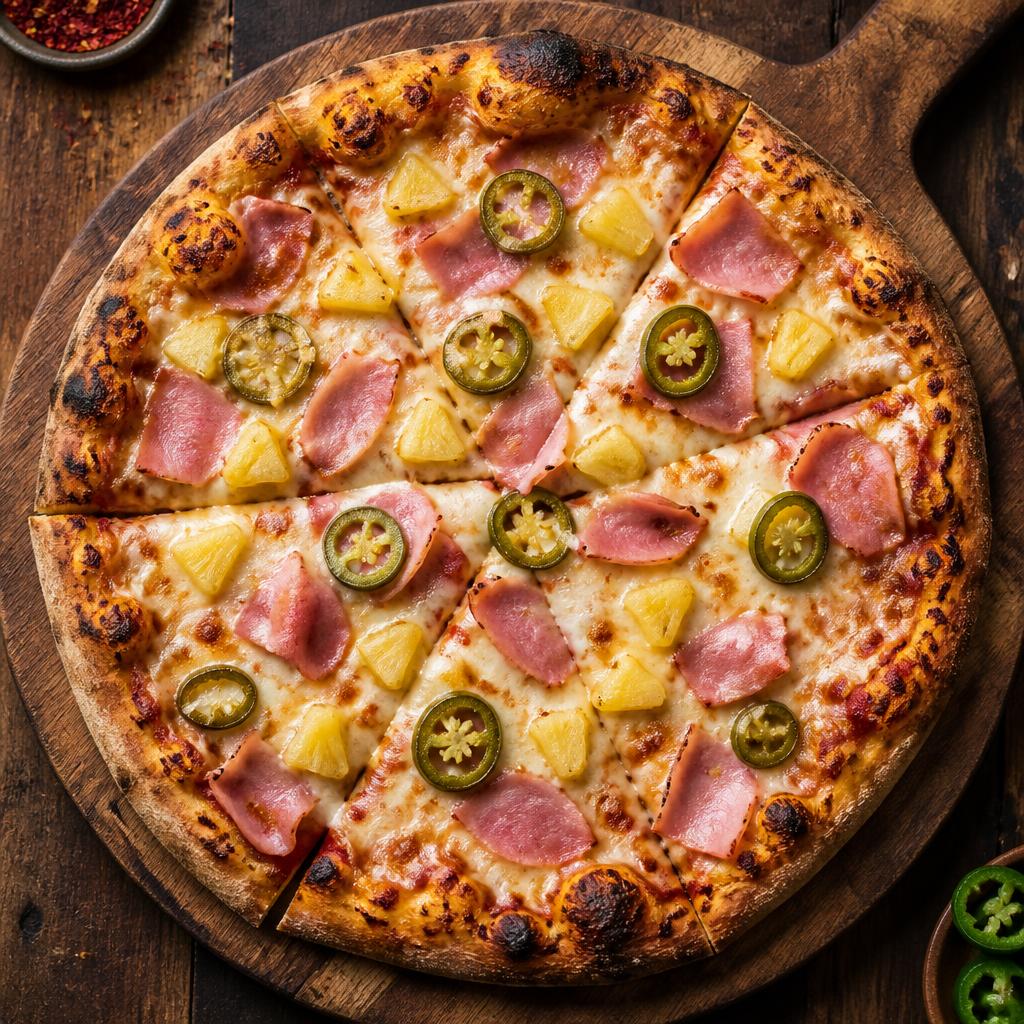 Ananaslı-Jalapeñolu Pizza (Suç Ortağı)