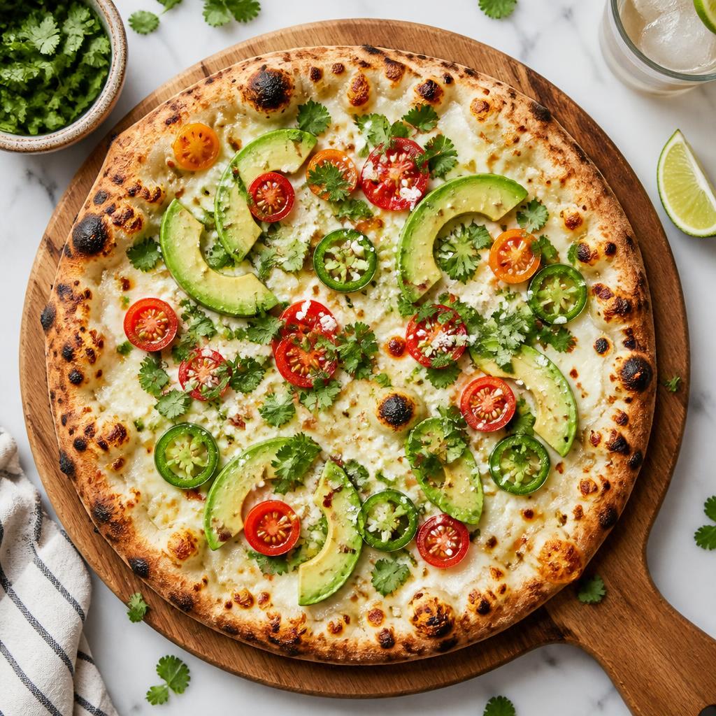 Avokadolu Pizza (Guaca-Pizza)